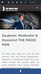 Mobile Screenshot of magic-man.de