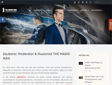 Tablet Screenshot of magic-man.de
